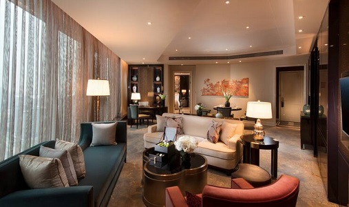 Waldorf Astoria Chengdu suite-lounge