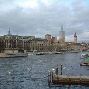 Looking at Downtown from the river