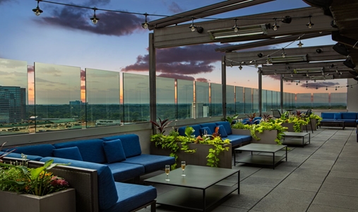 Hotel Colee, Atlanta Buckhead, Autograph Collection - Rooftop Patio at Dusk - Book on ClassicTravel.com