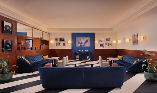 Hotel Ercilla de Bilbao, Autograph Collection - Bar Americano Chimney - Book on ClassicTravel.com