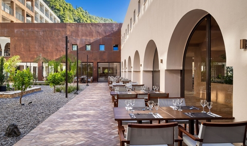 Domes of Corfu, Autograph Collection - Agora Restaurant Outdoor - Book on ClassicTravel.com