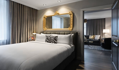 Hotel LeVeque Autograph Collection - Suite Bedroom - Book on ClassicTravel.com