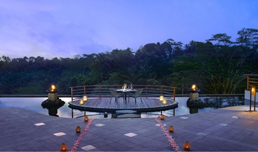 Cicada Resort Bali Ubud Autograph Collection - Private Dinner VIew - Book on ClassicTravel.com