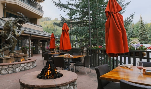 Beaver Creek Lodge Autograph Collection - Alpine Antlers Outdoor Patio - Book on ClassicTravel.com