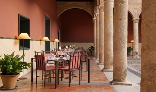 Hotel Palacio De Santa Paula Autograph Collection - El Claustro Restaurant Terrace - Book on ClassicTravel.com