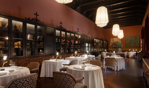 Hotel Palacio De Santa Paula Autograph Collection - El Claustro Restaurant - Book on ClassicTravel.com