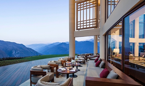 Banyan Tree Jiuzhaigou - Terrace - Book on ClassicTravel.com