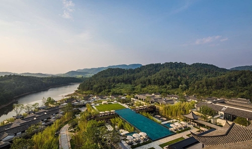 Banyan Tree Anji - Aerial View - Book on ClassicTravel.com