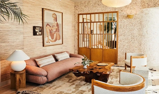 Santa Monica Proper - Living Room - Book on ClassicTravel.com