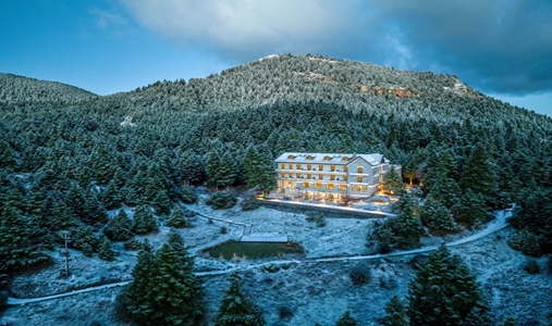 MANNA - Exterior with snow - Book on ClassicTravel.com