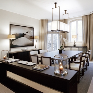 La Reserve Paris Apartments-dining area-Classictravel.com-Virtuoso