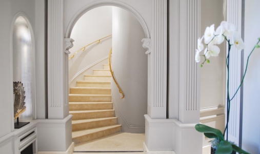 La Reserve Paris Apartments-staircase-Classictravel.com-Virtuoso