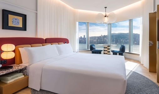Mondrian Hong Kong - Harbor King Suite - Book on ClassicTravel.com