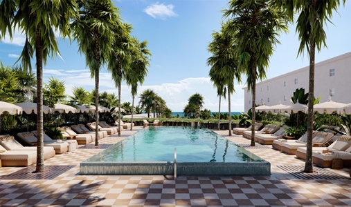 Delano Miami Beach - 4th Floor Pool - Book on ClassicTravel.com