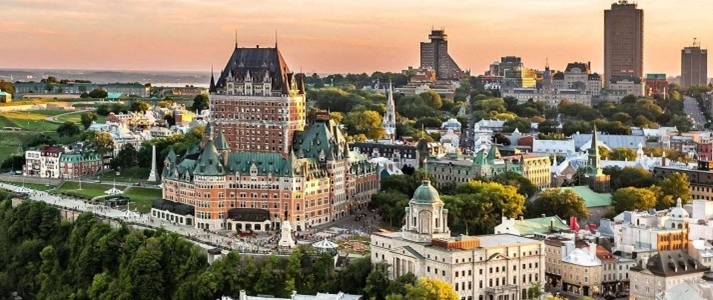 Fairmont Le Château Frontenac - Aerial View - Book on ClassicTravel.com