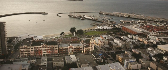 Fairmont Heritage Place - Ghirardelli Square - Aerial View - Book on ClassicTravel.com