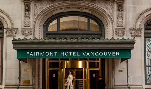 Fairmont Hotel Vancouver - Entrance - Book on ClassicTravel.com