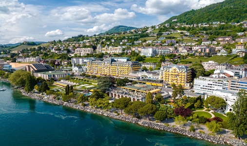 Fairmont Le Montreux Palace - Aerial View - Book on ClassicTravel.com