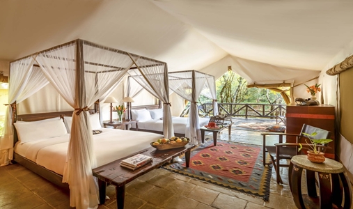 Fairmont Mara Safari Club - Tente Riverfront Twin - Book on ClassicTravel.com
