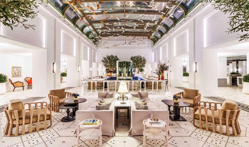 Fairmont Hotel La Marina Rabat Sale - Lobby Bar - Book on ClassicTravel.com