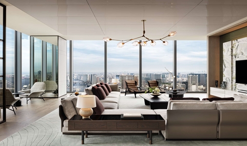 Fairmont Tokyo - Suite Living Room - Book on ClassicTravel.com
