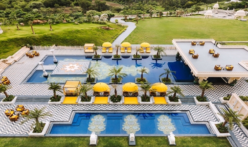 Fairmont Udaipur Palace - Ivory Pool Garden - Book on ClassicTravel.com