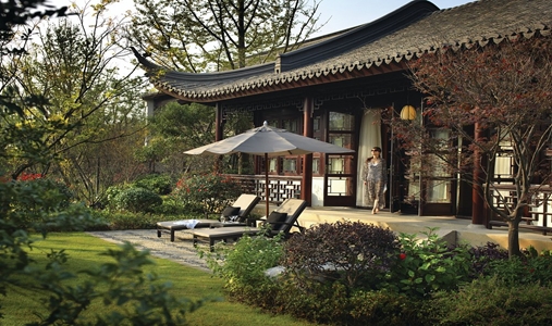 Four Seasons Hotel Hangzhou - Lake Villa Terrace - Book on ClassicTravel.com