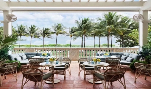 Four Seasons Hotel at The Surf Club Surfside Florida - Terrace - Book on ClassicTravel.com