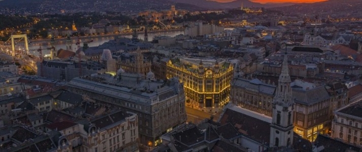 Parisi Udvar Hotel - Aerial View - Book on ClassicTravel.com