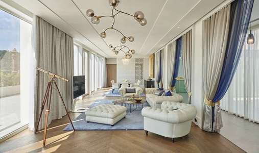 Parisi Udvar Hotel - Presidential Suite Living Room - Book on ClassicTravel.com