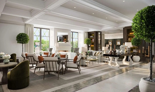 Corinthia Rome - Lobby Lounge - Book on ClassicTravel.com