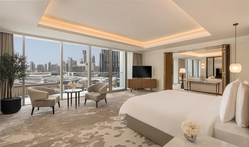 Kempinski The Boulevard Dubai - Grand Burj View Suite - Book on ClassicTravel.com