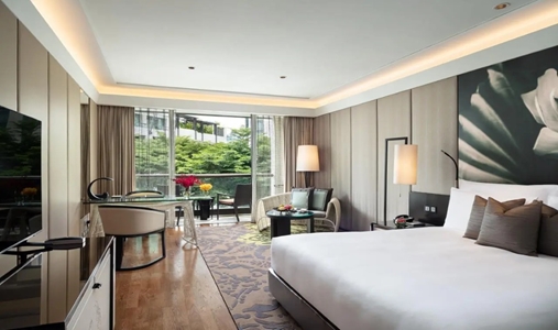 Siam Kempinski Hotel Bangkok - Premier Room King Bedroom - Book on ClassicTravel.com
