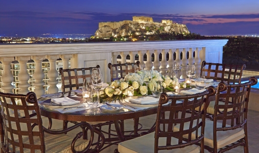 Classictravel.com-Virtuoso-King George-Penthouse Suite-Private Veranda Night View