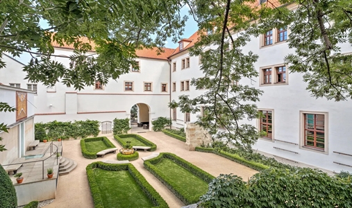 Augustine, a Luxury Collection Hotel, Prague - Sundial Garden - Book on ClassicTravel.com