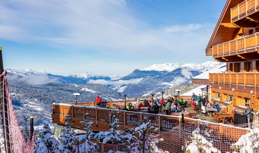Le Coucou Meribel - Beef Bar Terrace - Book on ClassicTravel.com