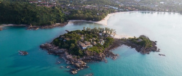 Cape Fahn Hotel - Aerial View - Book on ClassicTravel.com
