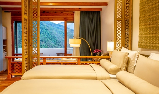 Bhutan Spirit Sanctuary - Balcony Room - Book on ClassicTravel.com