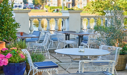 The Mitre Hampton Court - Exterior Terrace - Book on ClassicTravel.com
