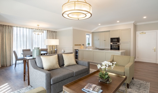 Glenlo Abbey Hotel and Estate - Lodge Living Room - Book on ClassicTravel.com