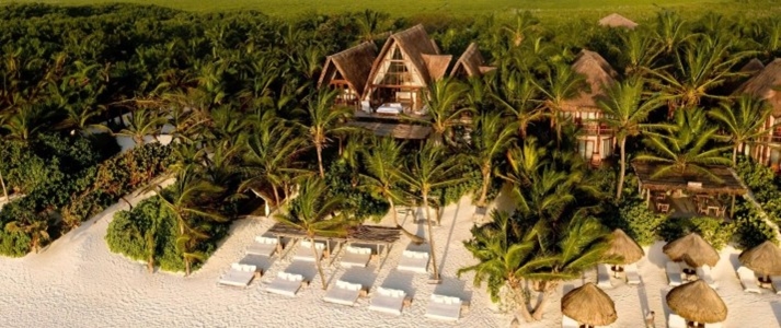 La Valise Tulum - Aerial View - Book on ClassicTravel.com