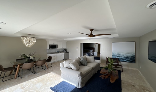 Sunset Reef St Kitts - Queen Suite Living Area - Book on ClassicTravel.com