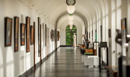 The Lodge at St. Edward Park - Gallery of Fine Arts Hallway - Book on ClassicTravel.com