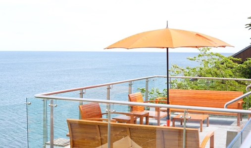 Cavalta Boutique Hotel - Oceanfront Bar Terrace - Book on ClassicTravel.com