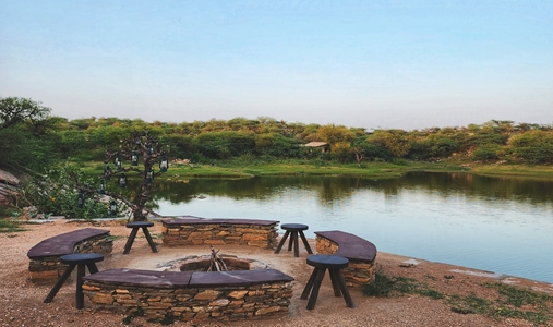 Brij Lakshman Sagar - Firepit - Book on ClassicTravel.com