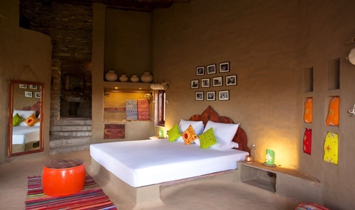 Brij Lakshman Sagar - Luxury Cottage Bedroom - Book on ClassicTravel.com