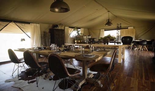 Siringit Migration Camp - Dining Tent - Book on ClassicTravel.com