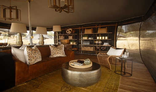 Siringit Migration Camp - Lounge Tent - Book on ClassicTravel.com