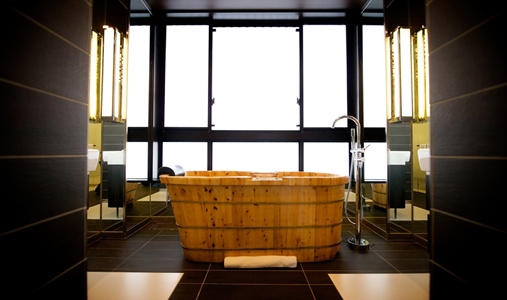Kasara Niseko Village - Designer Master Bathroom - Book on ClassicTravel.com