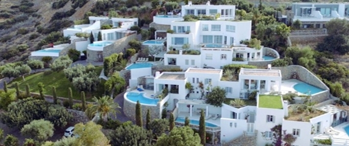 Elounda Gulf Villas - Aerial View - Book on ClassicTravel.com